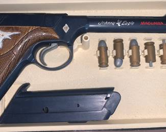 1965 Johnny Eagle Magumba Toy Pistol Complete 