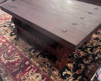 This table is absolutely fabulous. We do have the matching console table as well and let me tell you these are heavy and fabulous.