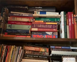 We have books 
All sorts Inc cooking history collectable magazines 