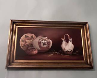 Art of baskets pottery.  We have baskets just like this one 