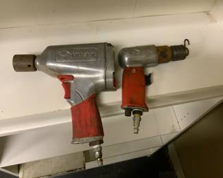 Husky Pneumatic Wrench with his side kick the Husky Air Sprayer/Nail Stapler/Chisel                  