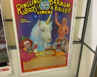 Large Poster Featuring Ringling Barnum Brothers & Bailey Circus