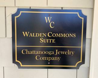 Sign location where you can find the Estate Sale Hosted  A Walden Commons Suite Strip Center where you can find Chattanooga Jewelry Company Relocation Estate Sale!