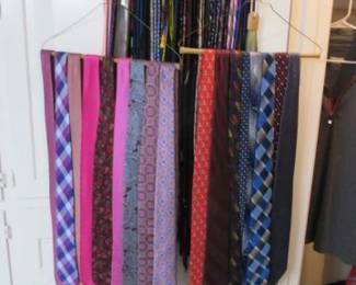 Men's Ties.  Many very nice w/ designer labels - J. Garcia, Ralph Lauren, Sabatini