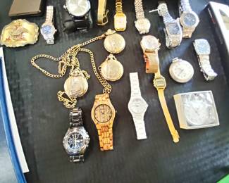Large Selection of watches. Citizen, Seiko, Pulsar, etc.