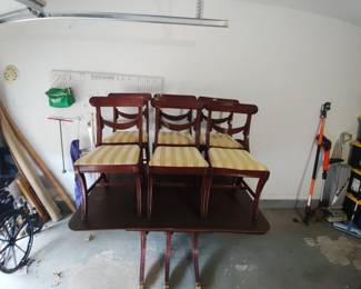 Duncan Fyffe Table and Chairs