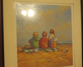 Beach Print.  Artist:  Jewel Reneral?  "Summers End"