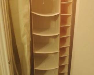 Closet organization/storage hanging bags. 