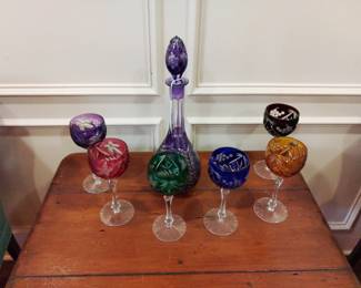 7 Piece decanter set