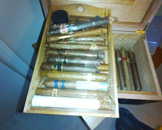 Lots of Cigars and Humidors