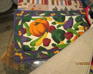 Harvest theme placemats