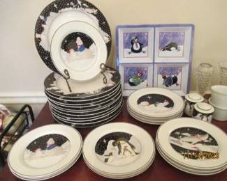 Epoch Dinnerware - "Penguin Party" 