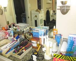 Toiletries and more.