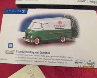 Dept. 56 "Krispy Kreme Doughnut Deliveries" Accessory piece In box as marked 