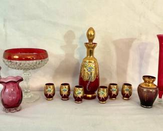 005 Bohemian Red Glass