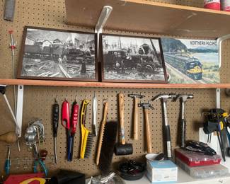 Assortment of Pliers, Saws, Screwdrivers, Hammers