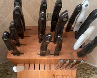 Cutco Knife Set & Knife Block