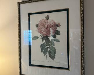 The Bombay Company "Rosa Damascena" Print