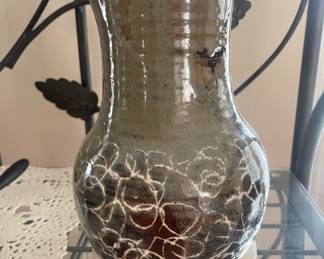 Brown/Cream Pottery Vase