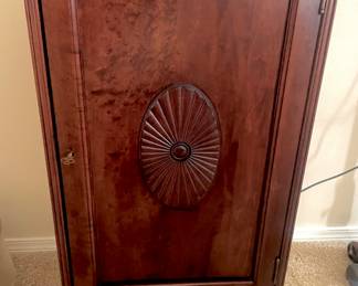 Art Deco Mahogany Record Cabinet