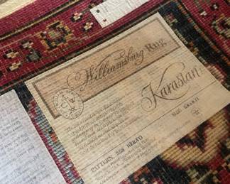 Williamsburg Rug - Wool Pile Herati Rug - 5.8 x 8.11