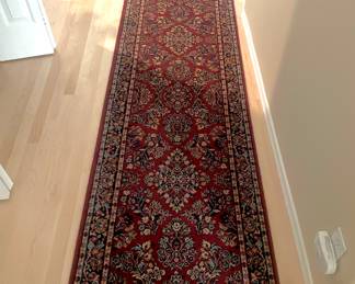 The Original Karastan Collection - Wool Pile Red Sarouk Runner - 2.6 x 12