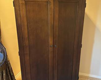 Solid Wood Double Door Armoire