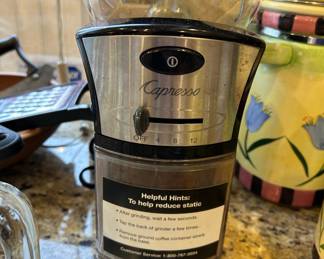 Capresso Coffee Burr Grinder