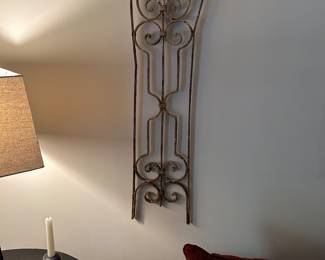Iron wall hanging