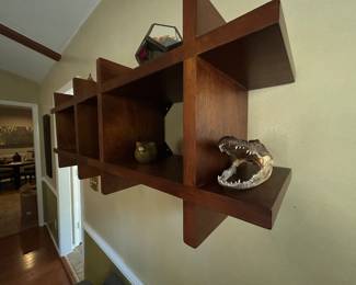 Hanging Hardwood Shelves