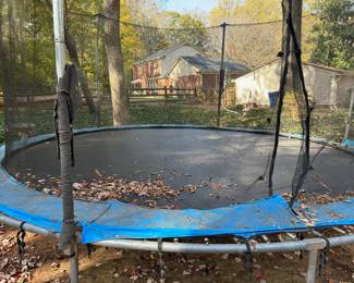 Trampoline w/safety nets