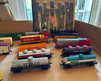 Train Cars and unopened track