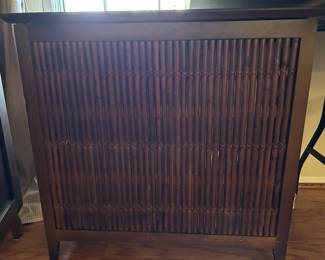 Wood Upright Hamper