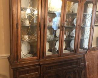 BREAKFRONT AND CHINA FOR SALE