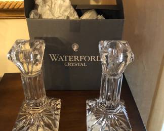 WATERFORD CANDLESTICKS