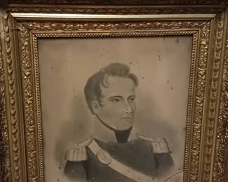 This Image is attributed to be Capt. Joseph Veillo, company Commander (from Hancock County) in the 18th Regiment Mississippi Militia during Period of war 1812.   (NO EARLY SALE) Noted Historian Email if buy