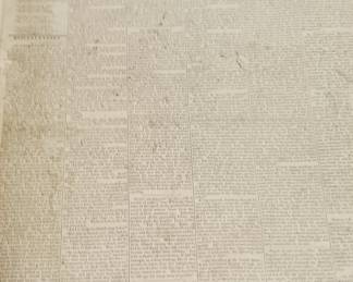Port Gibson herald Half a bound volume newspapers from 1842 selling as whole lot no separate issues