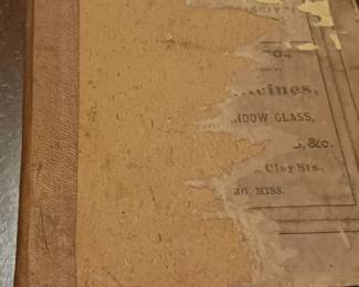 1866 Vicksburg city directory with ads 112 pgs