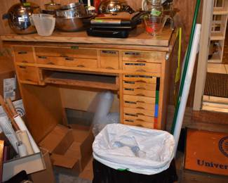 Watchmaker or Jeweler's Cabinet