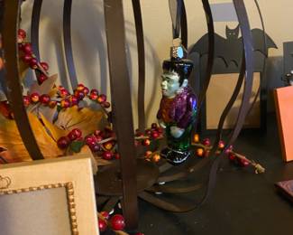 Christmas Room - close up of Frankenstein ornament