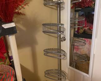 Christmas Room - bathroom shower caddy