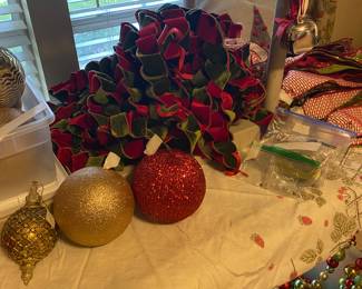 Christmas - felt ribbons, ornaments