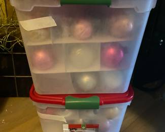 Christmas - box of ornaments