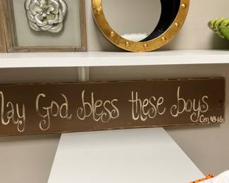 Laundry Room- boys sign
