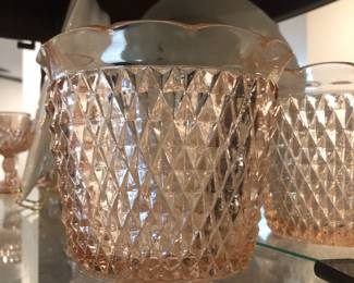 Indiana Pink Glass bowl