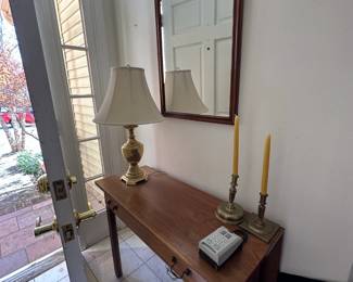 Foyer Table, Mirror