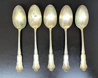 German silver .800 Dresdner Barock Spoons