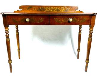 Vintage L. Hitchcock writing Desk made in the 1970s .......To register in order to place bids go to www.capitolsalesservices.hibid.com