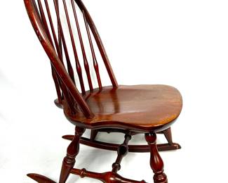 Antique Child's cherry wood rocking chair