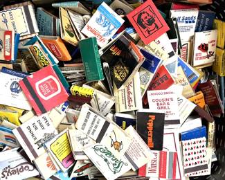 Vintage matchbooks  .......To register in order to place bids go to www.capitolsalesservices.hibid.com